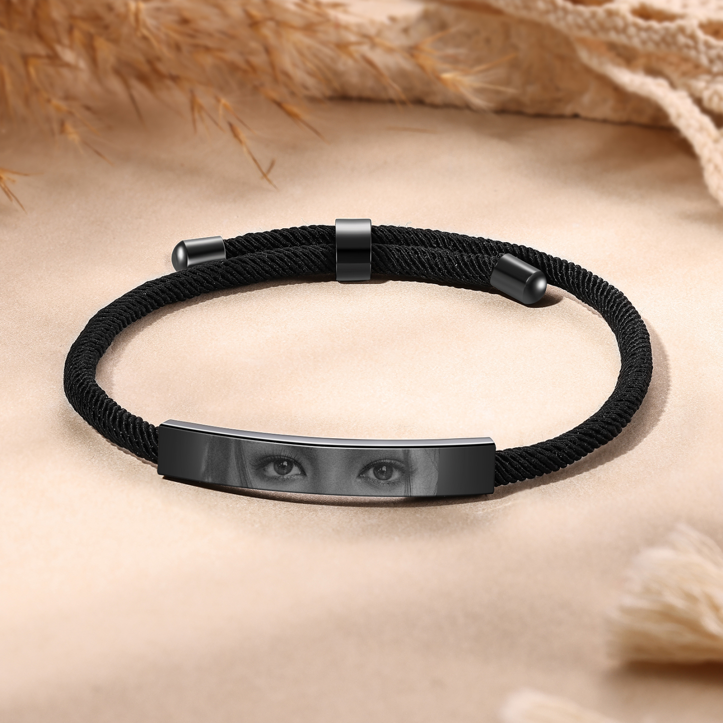 Personalized Eye Photo Bracelet - Custom Women’s Bracelet in Silver, Gold, & Black | Perfect Gift for Wife/Sister/ Daughter | Jessemade
