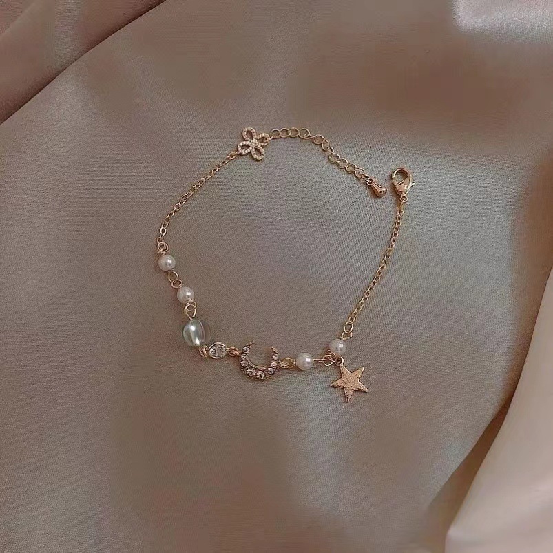 Bracciale in Lega con Stelle e Luna Eleganza Celeste per le donne