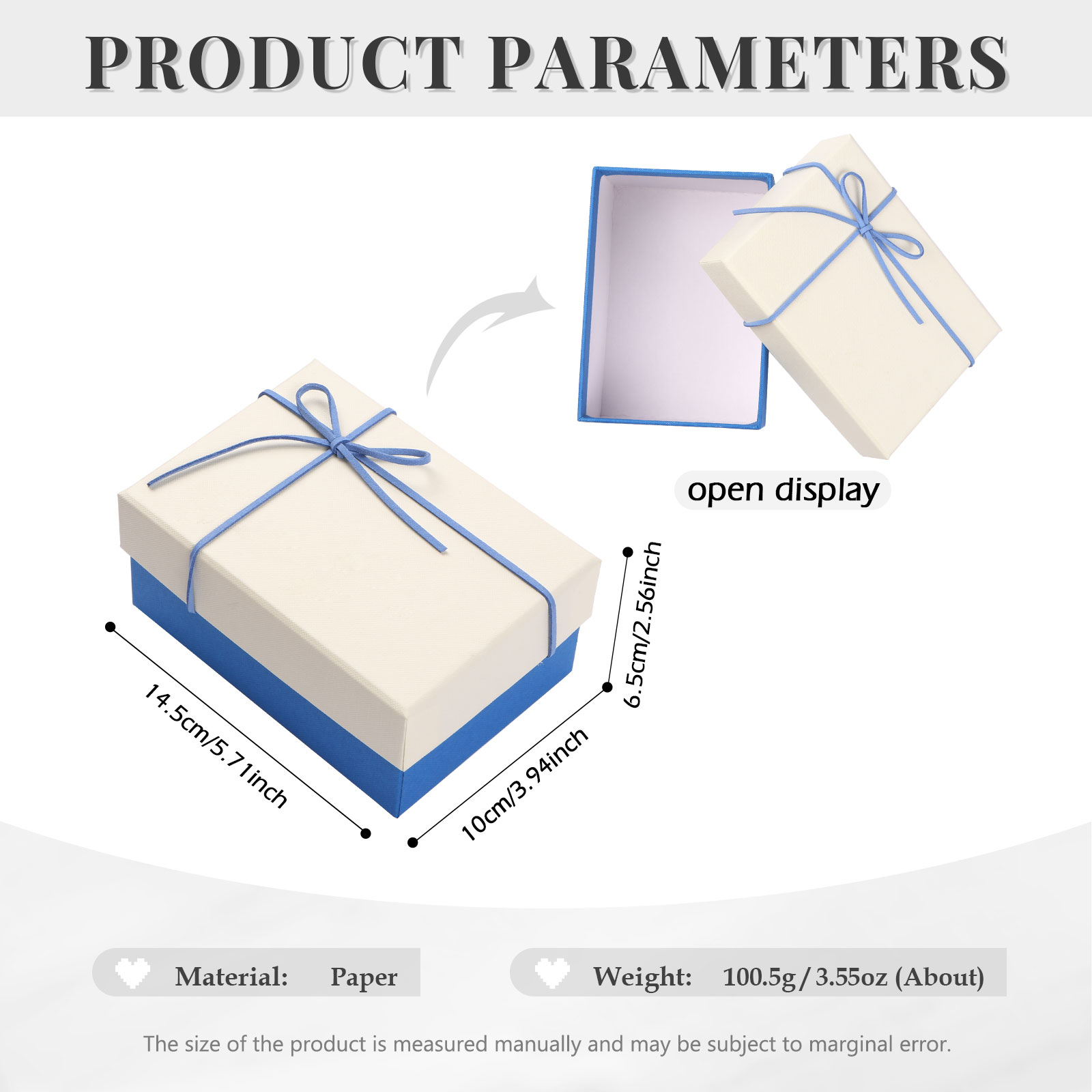 Elegant Blue Wallet/Ornament Gift Box - Gift Packaging Box for Special Occasions