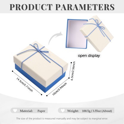 Elegant Blue Wallet/Ornament Gift Box - Gift Packaging Box for Special Occasions