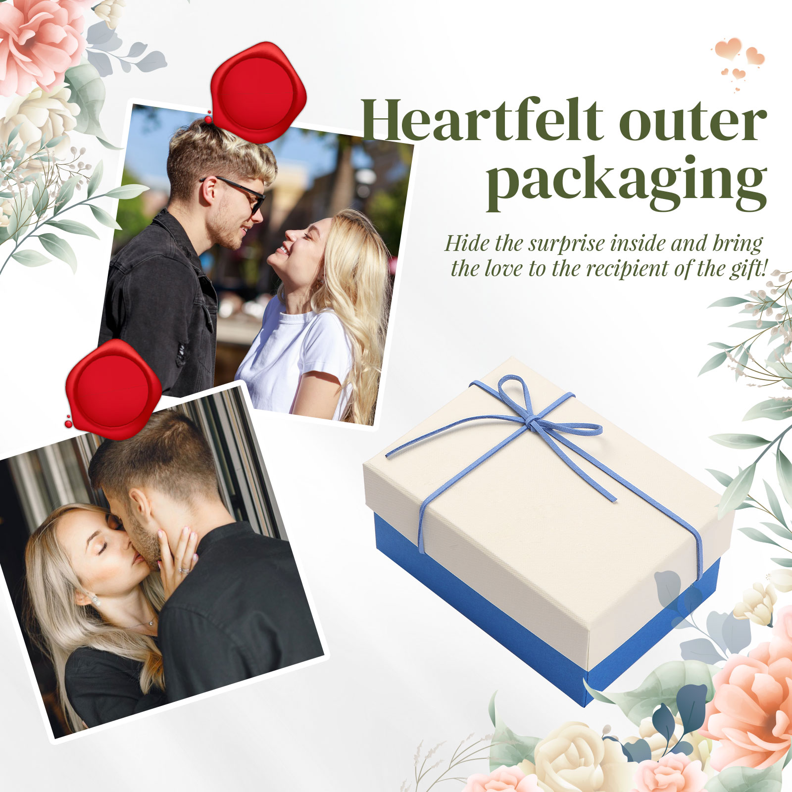 Elegant Blue Wallet/Ornament Gift Box - Gift Packaging Box for Special Occasions