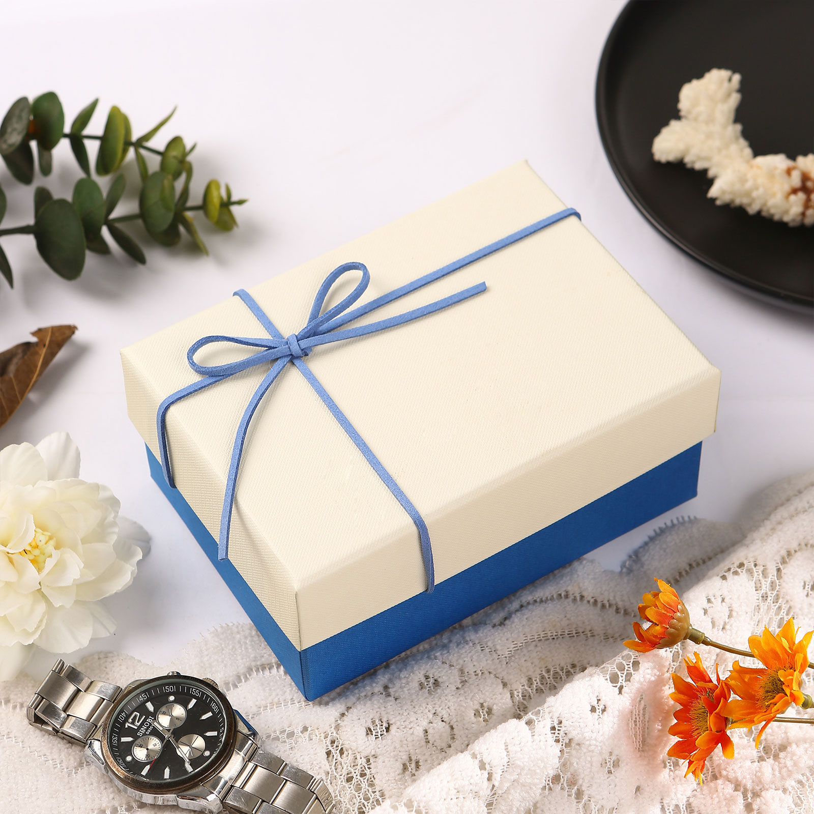 Elegant Blue Wallet/Ornament Gift Box - Gift Packaging Box for Special Occasions