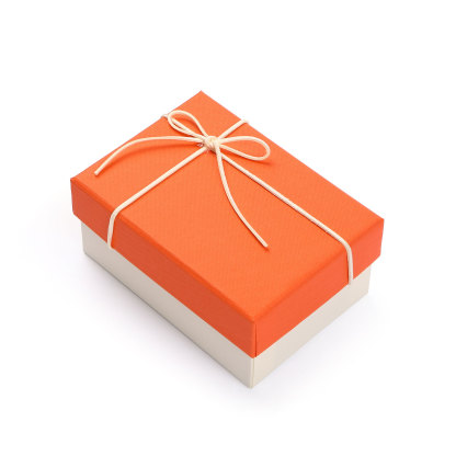 Elegant Blue & Orange Wallet/Ornament Gift Box - Gift Packaging Box for Special Occasions
