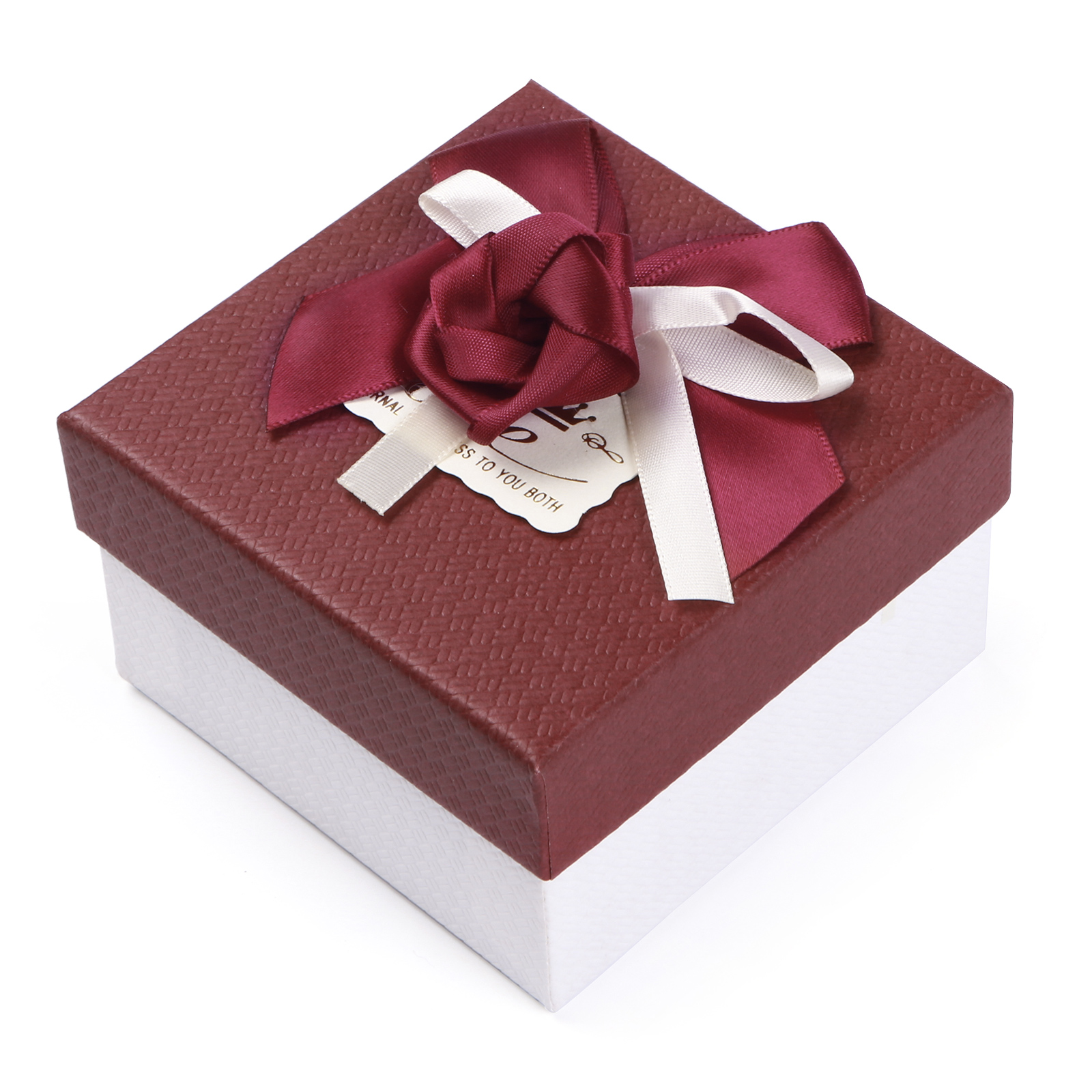 Elegant Gift Box with Rose Design Perfect for Valentines Day and Special Occasions