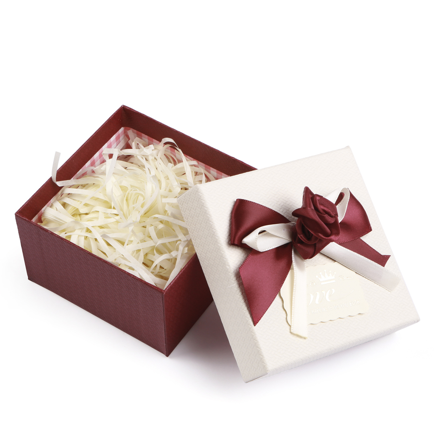 Elegant Gift Box with Rose Design Perfect for Valentines Day and Special Occasions