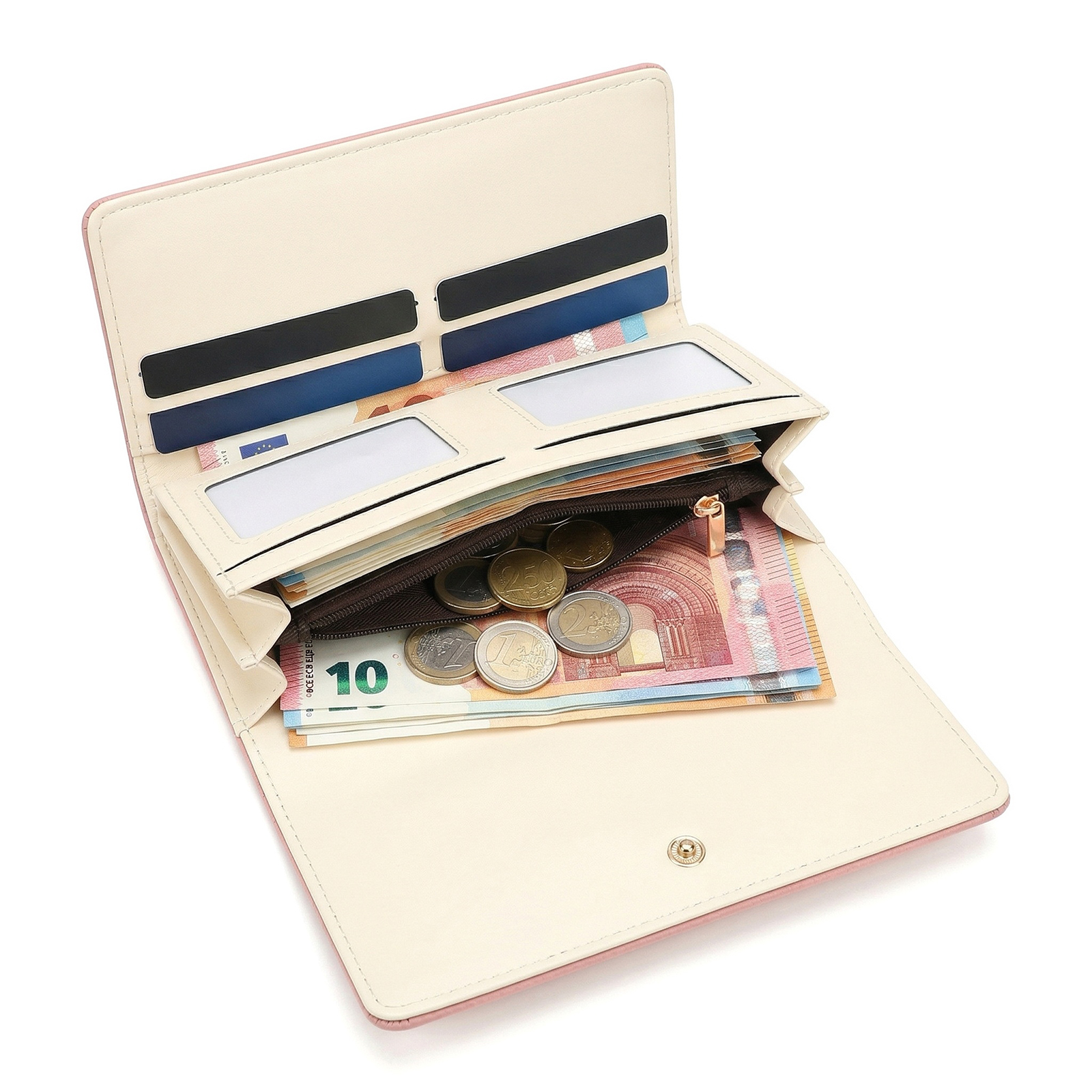 Personalized Leather Wallet Best Mom Ever Family Custom With 1-8 Names and Kids