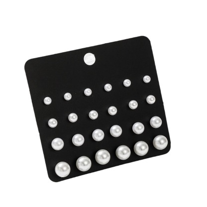 Set di Orecchini con Perla Sintetica di Alta Qualità Elegante Regalo di Natale per Donne e Ragazze