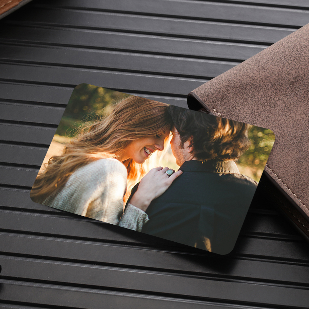 Personalised Wallet Card with Custom Photo & Text -Christmas Gift for Him | Jessemade