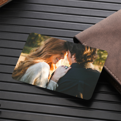 Personalised Wallet Card with Custom Photo & Text -Christmas Gift for Him | Jessemade