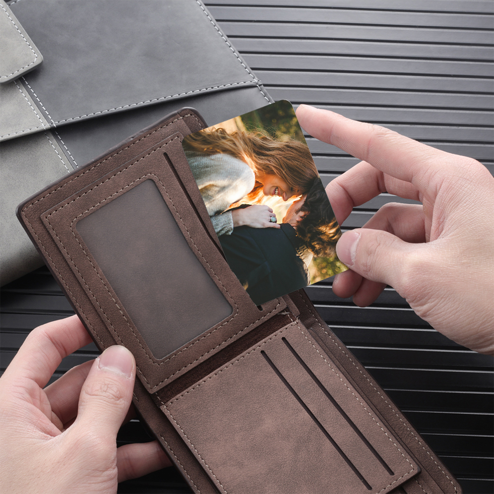 Personalised Wallet Card with Custom Photo & Text -Christmas Gift for Him | Jessemade