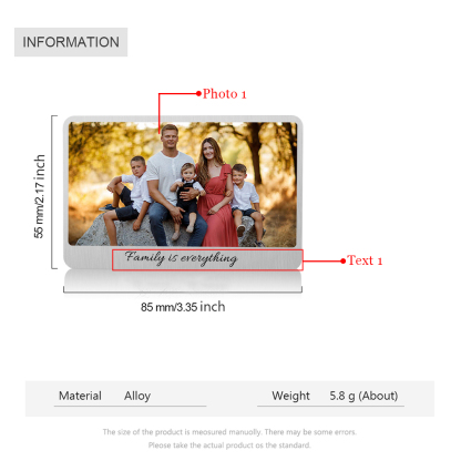 Personalised Wallet Card Insert – Custom Photo & Text Gift for Dad | Jessemade