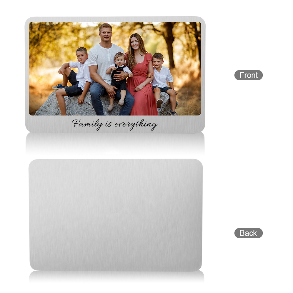 Personalised Wallet Card Insert – Custom Photo & Text Gift for Dad | Jessemade