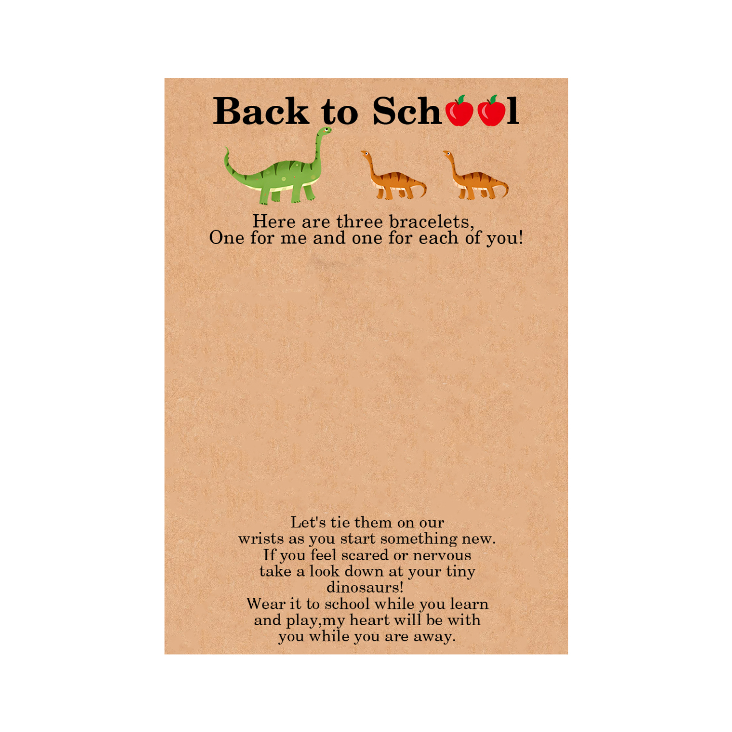 3Pcs Dinosaur Bracelets Stainless Steel Braided Bracelets Back To School Gift For Kids