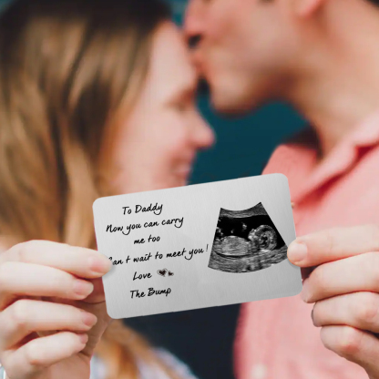 To Daddy - Custom Photo & Text Wallet Card Christmas Gift for Dad | Jessemade