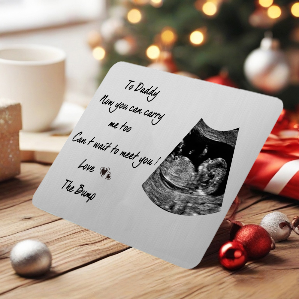 To Daddy - Custom Photo & Text Wallet Card Christmas Gift for Dad | Jessemade