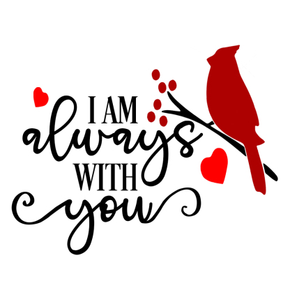 Cardinal Memorial Cards - Messages of Comfort and Love