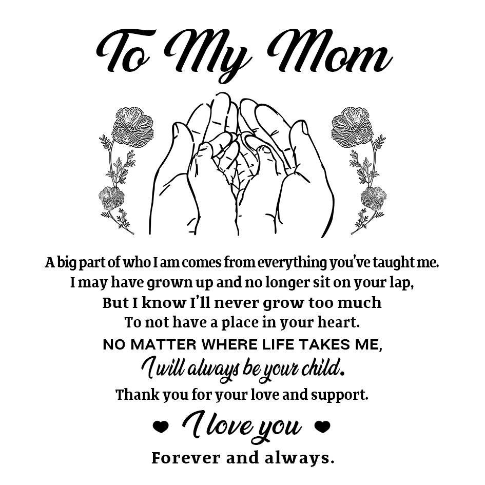 Love and Appreciation to Mom- Mother's Day Card