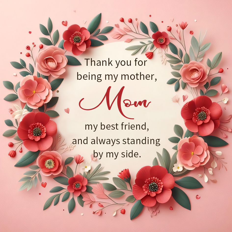 Love and Appreciation to Mom- Mother's Day Card