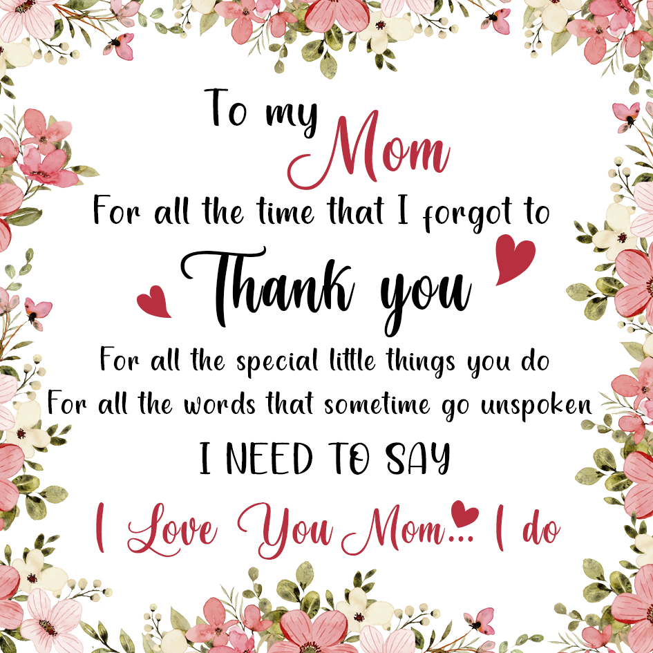 Mother's Day Cards - Love and Appreciation to Mom