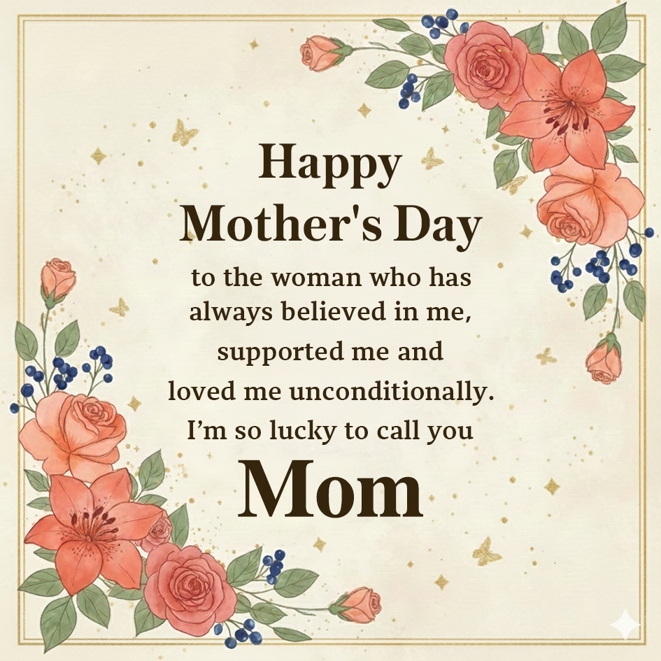 Mother's Day Warm Gift Card