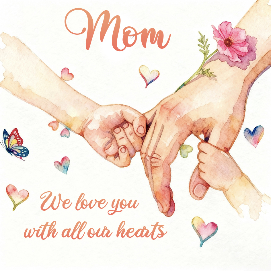 Holding Hand Mom Gift Card