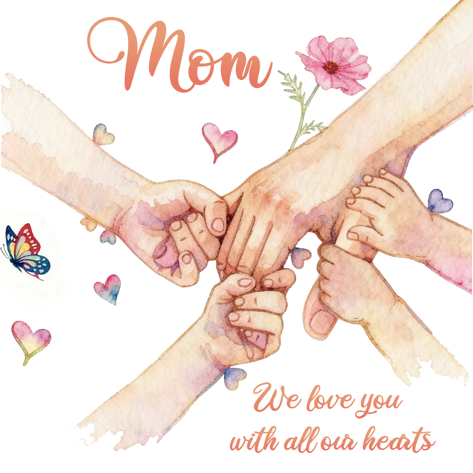 Holding Hand Mom Gift Card