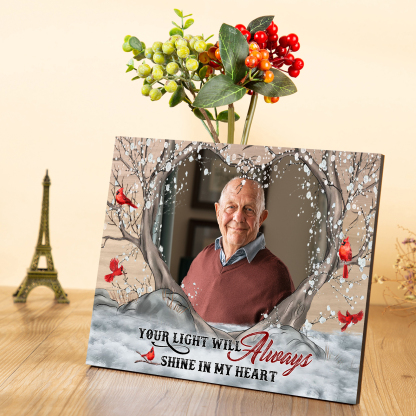 Personalized Memorial Ornaments Customized With 1 Photo Wooden Ornaments to Commemorate The Deceased Loved Ones | Jessmade