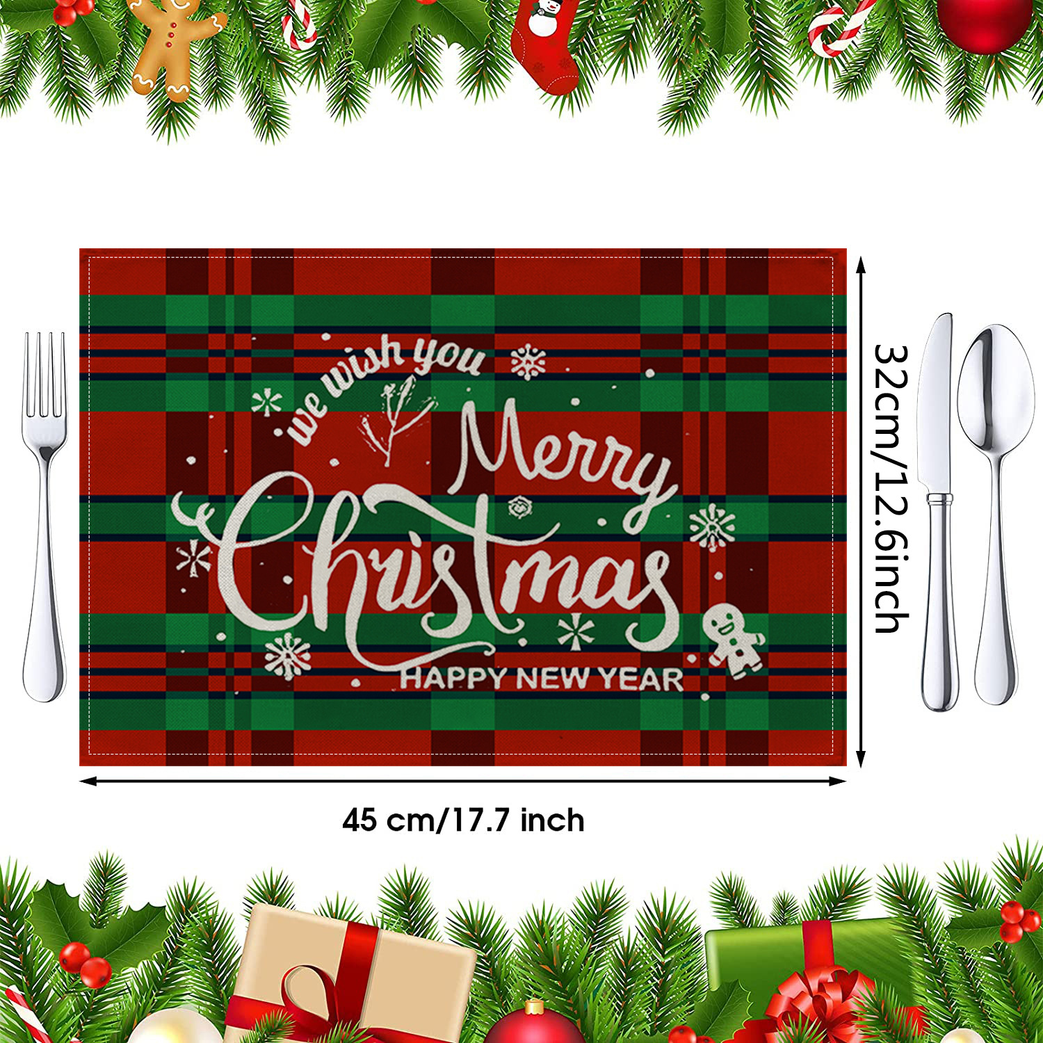 Festive Christmas Placemats – Perfect Home Décor & Gift for the Christmas