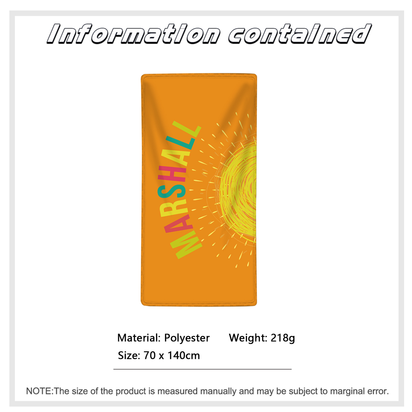 Personalized Name Summer Beach Personalized Beach Towel