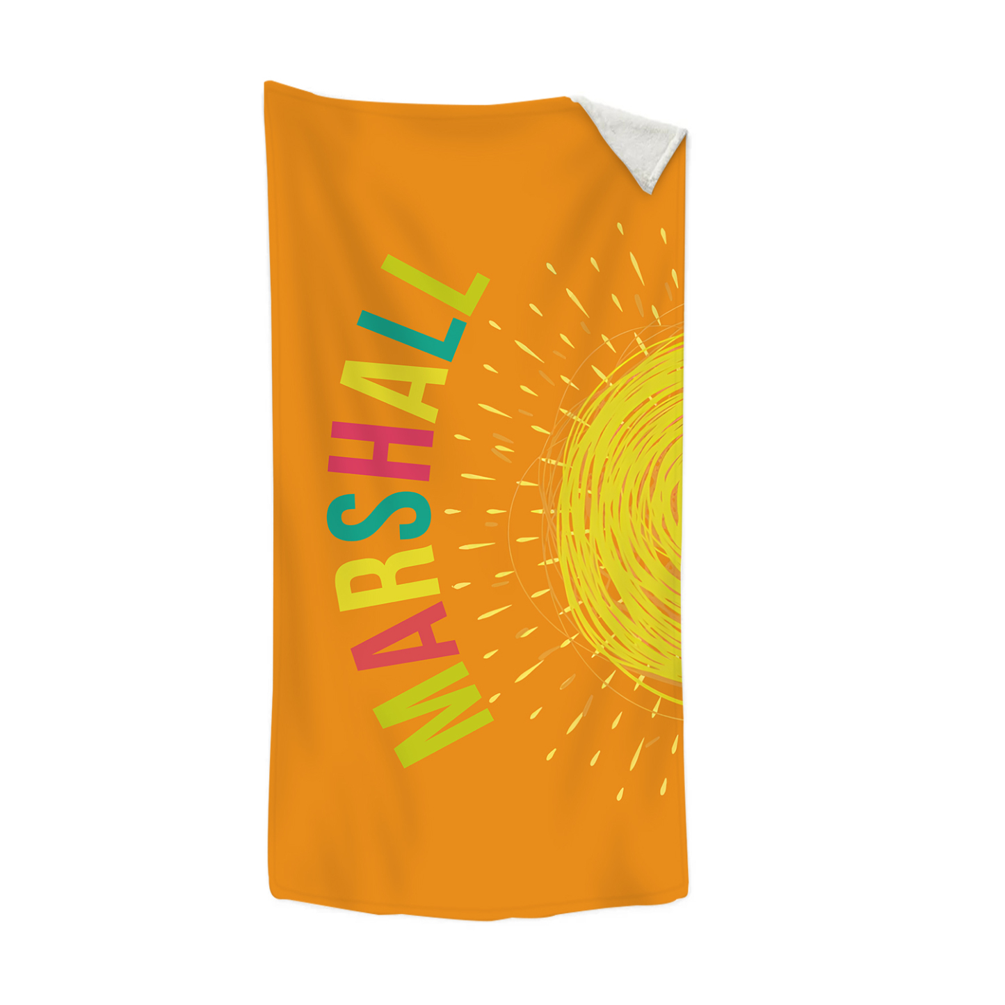 Personalized Name Summer Beach Personalized Beach Towel