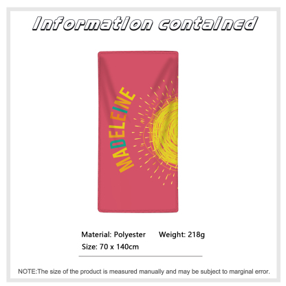 Personalized Name Summer Beach Personalized Beach Towel