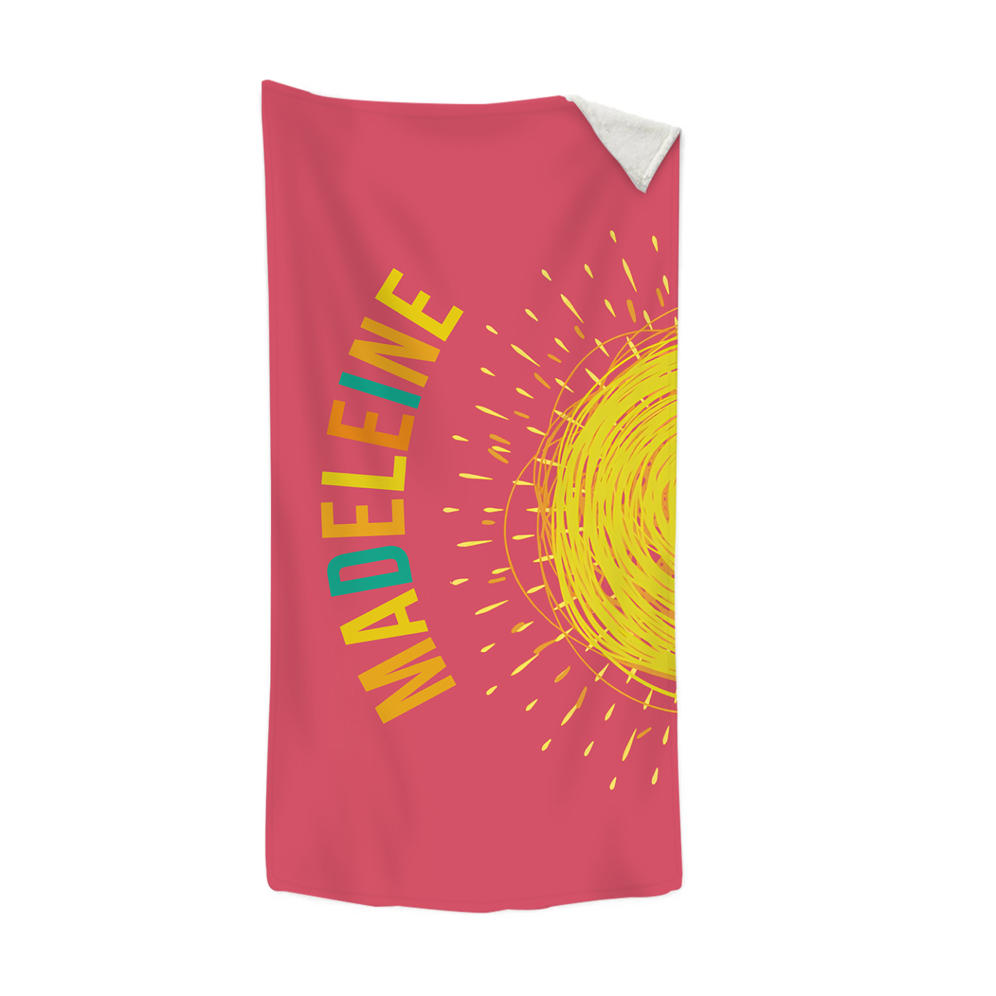 Personalized Name Summer Beach Personalized Beach Towel