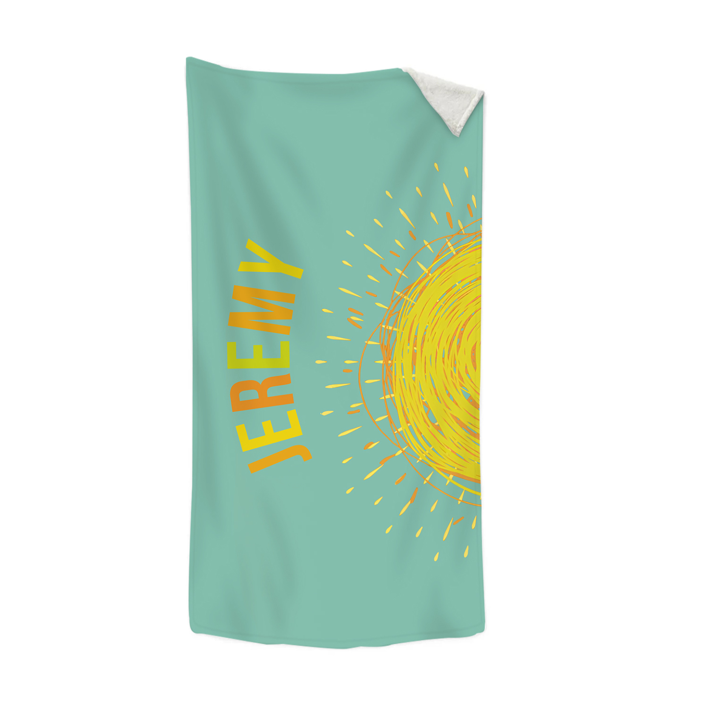 Personalized Name Summer Beach Personalized Beach Towel
