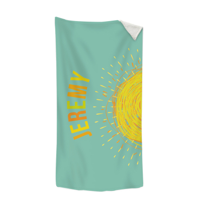Personalized Name Summer Beach Personalized Beach Towel