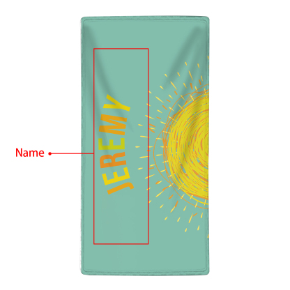 Personalized Name Summer Beach Personalized Beach Towel