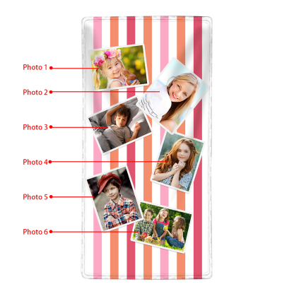 Personalized 6 Photos Summer Beach Personalized Beach Towel For Her/Him