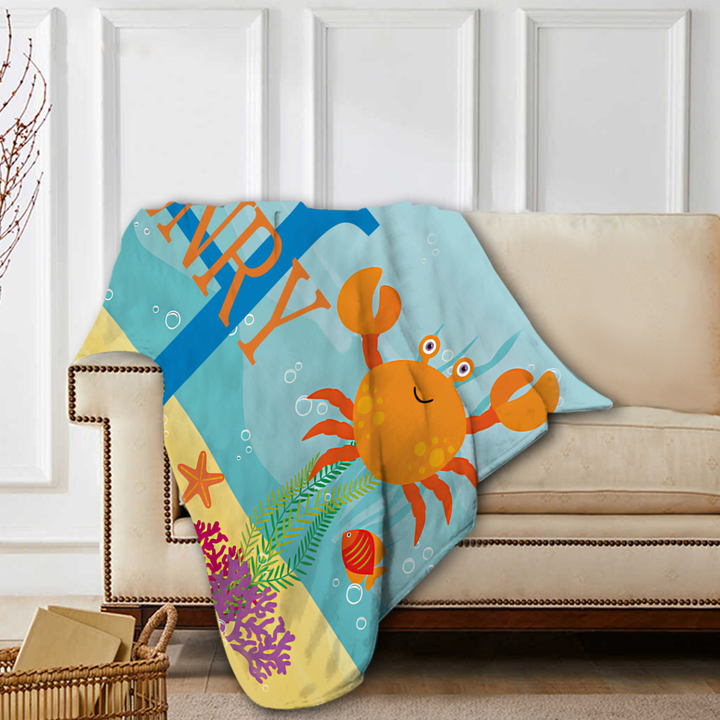 Personalized 1 Name And 1 Letter Summer Beach Personalized Beach Towel For Her/Him