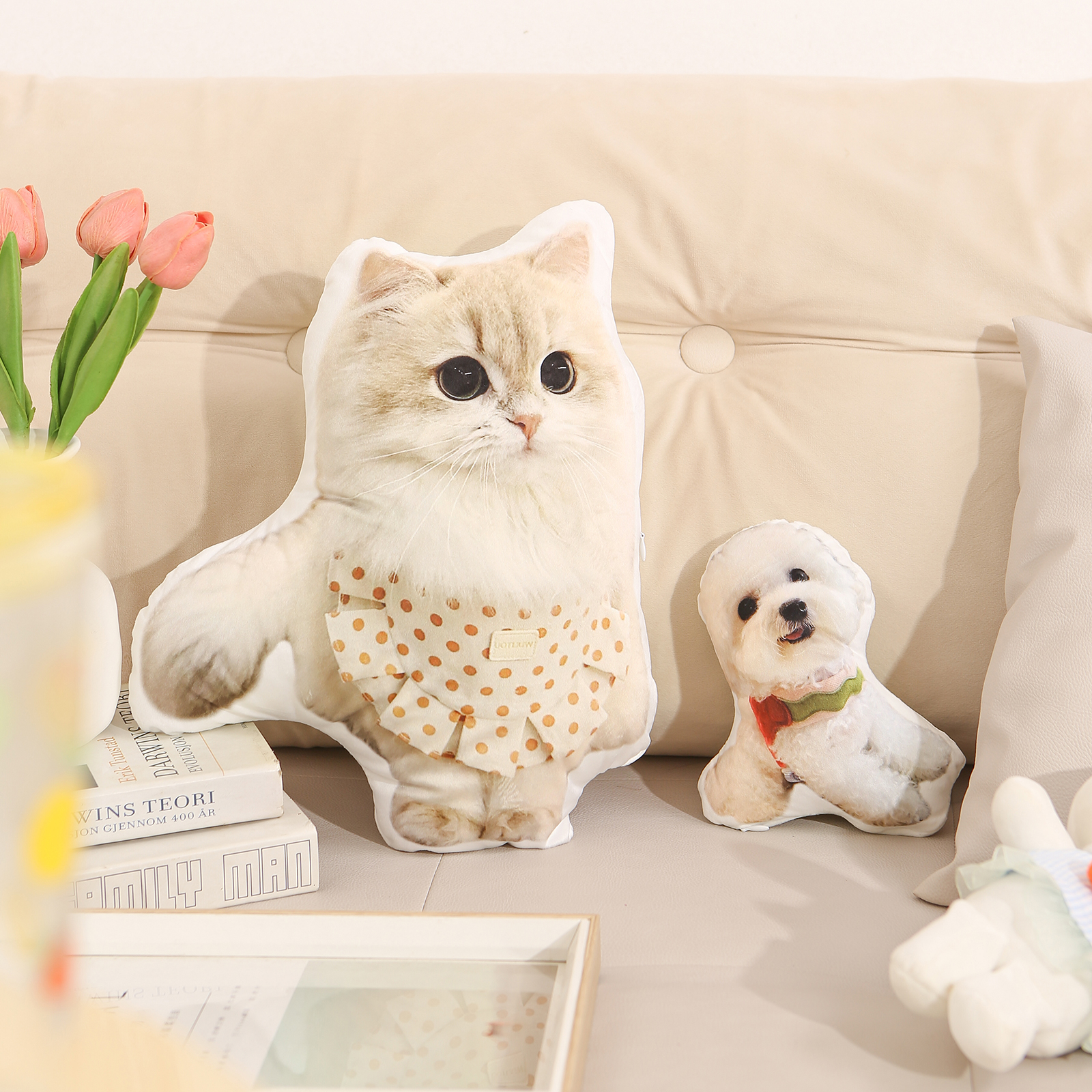 Personalised Pet Pillow – Custom Photo Plush Pillow Gift for Pet Lovers | Jessemade