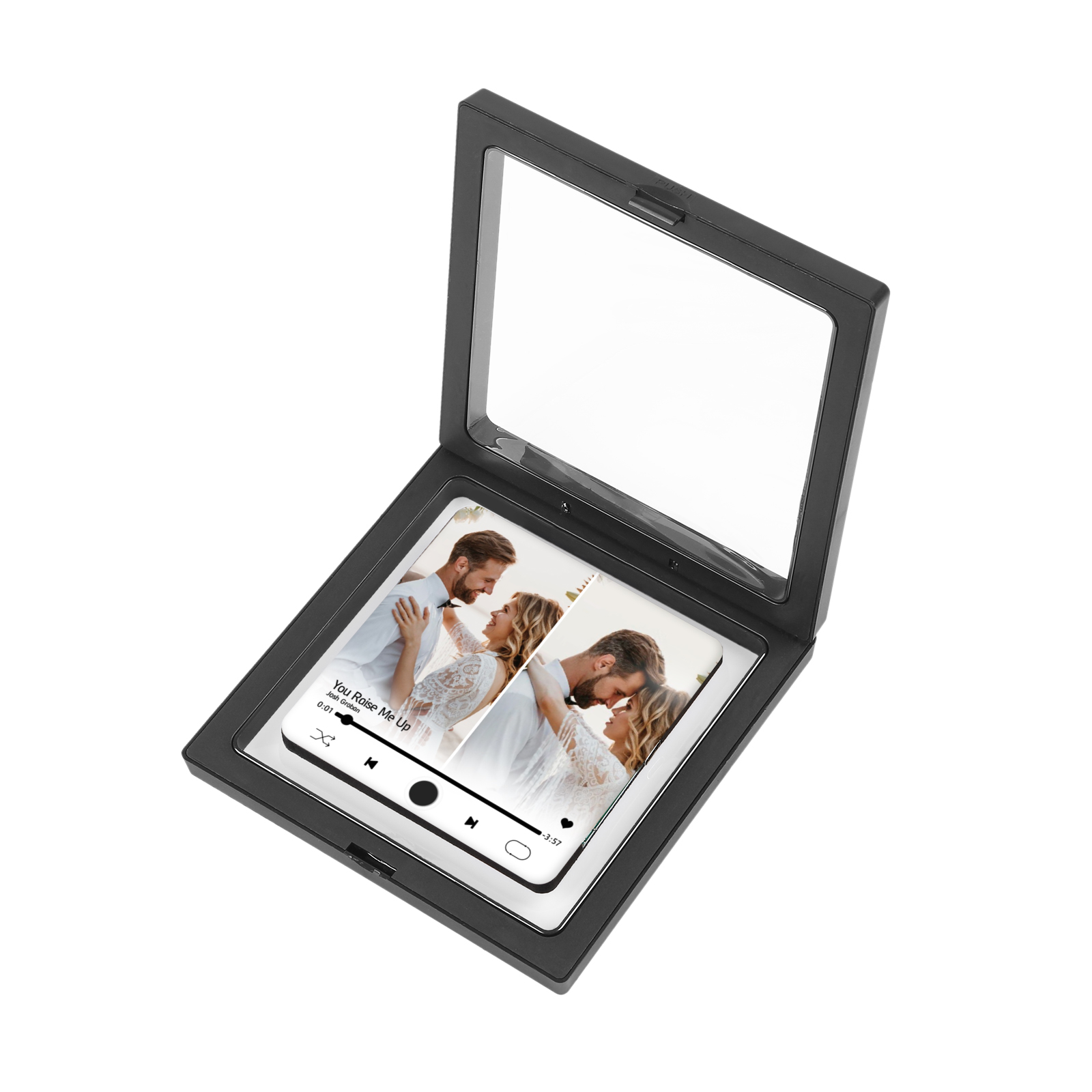 Personalized 2-Photo Music Fridge Magnet – A Thoughtful Custom Keepsake | Jessemade