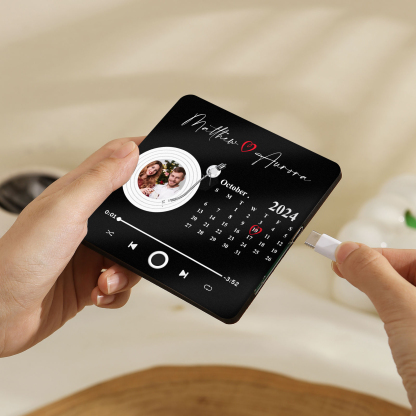 Personalized Fridge Magnet with Photo, Names & Date – A Romantic Couple Keepsake | Jessemade