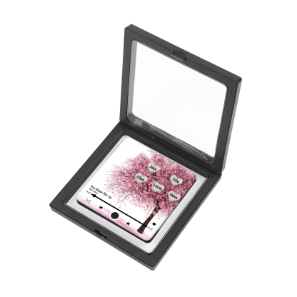 Personalized Acrylic Refrigerator Magnet with Custom 5 Names and Song Gift for Parents | Jessemade