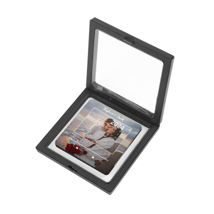 Personalized Music Fridge Magnet with Photo, Names & Date – Unique Valentine's Gift for Him/Her | Jessemade | Jessemade