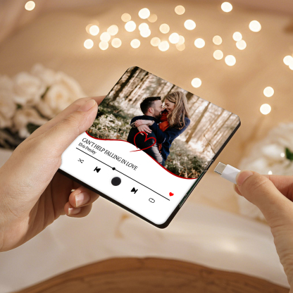 Personalized Music Refrigerator Sticker with Photo & Favorite Song – Valentine’s Gift for Him/Her | Jessemade