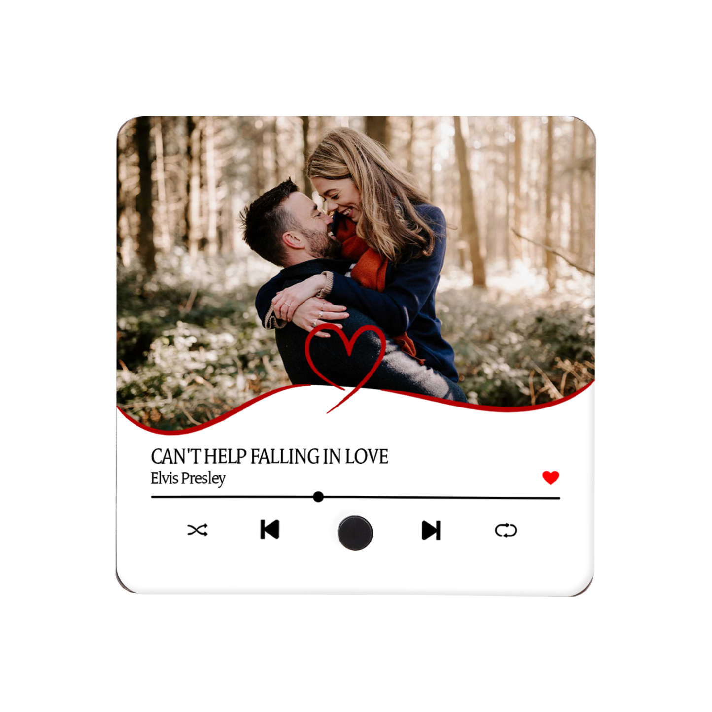 Personalized Music Refrigerator Sticker with Photo & Favorite Song – Valentine’s Gift for Him/Her | Jessemade