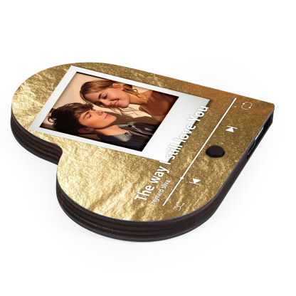 Personalized Couple Fridge Magnets – Customize with Photos and Favorite Songs Valentine's Day Home Decor | Jessemade