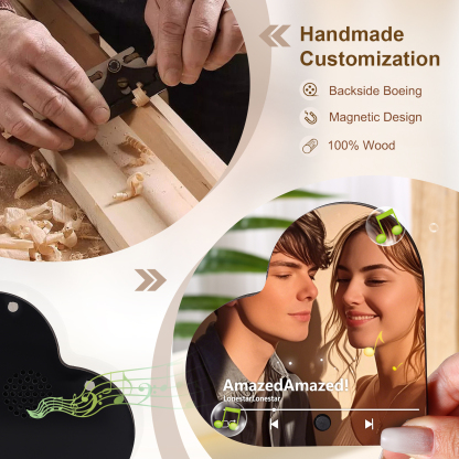 Personalized Couple Fridge Magnets – Customized Photos and Favorite Songs – Home Decorations for Valentine’s Day | Jessemade