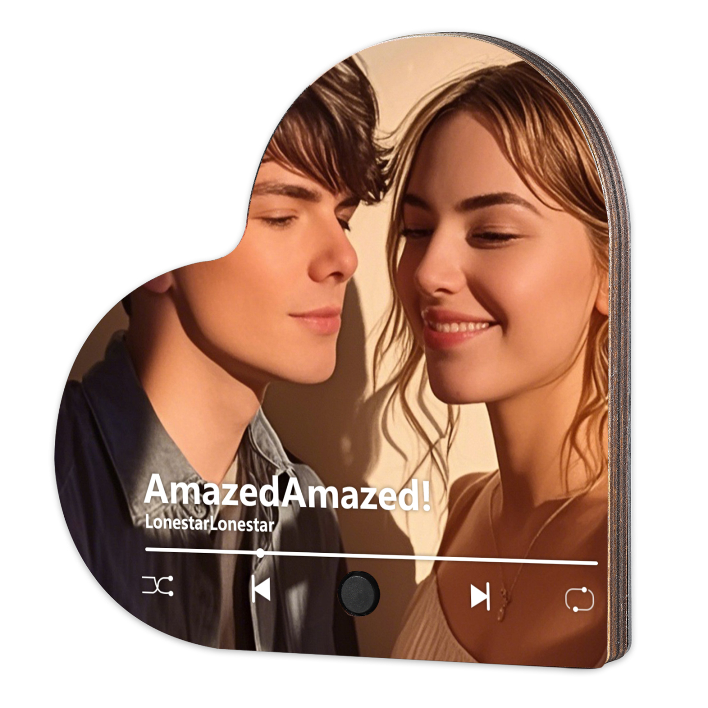 Personalized Couple Fridge Magnets – Customized Photos and Favorite Songs – Home Decorations for Valentine’s Day | Jessemade