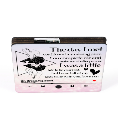 Personalized Fridge Magnet The Day I Met You I Found My Missing Piece Heart Puzzle Valentines Day Gift