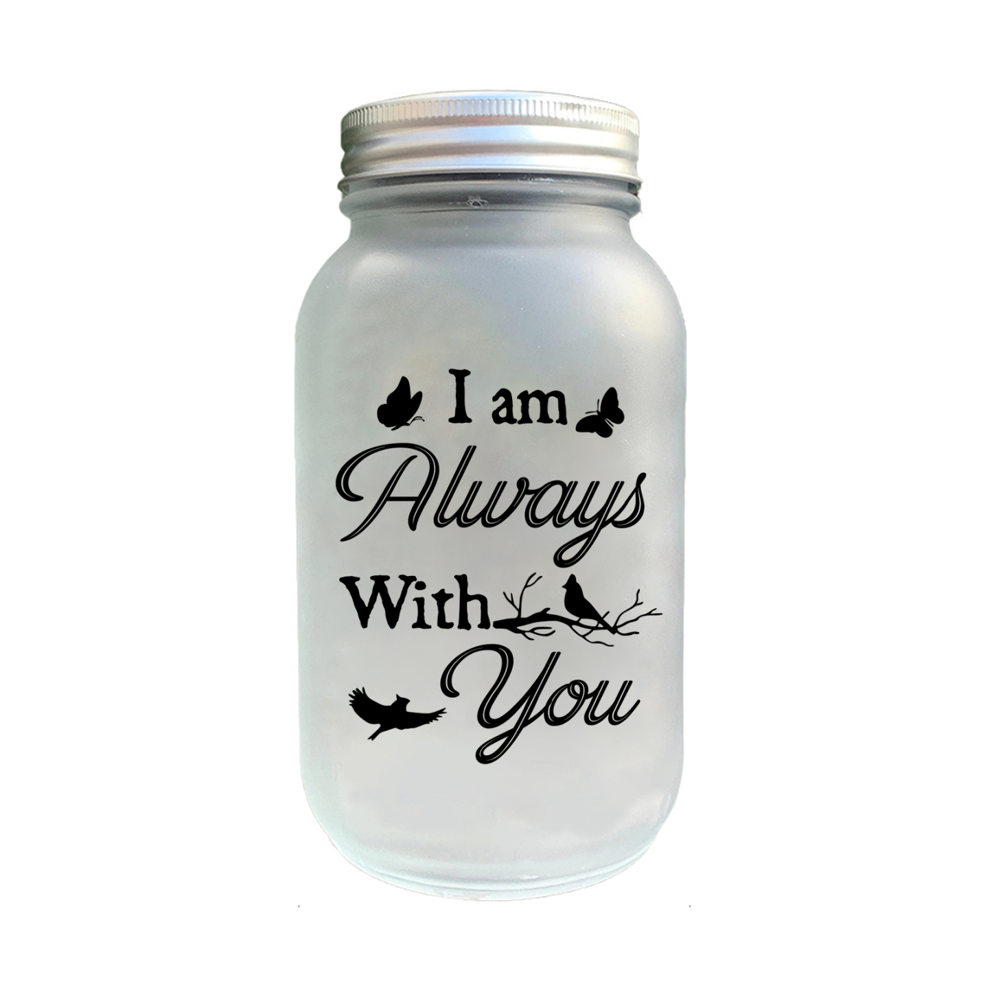 Personalized Memorial Mason Jar Light – Custom Photo & Name & Date for Loved Ones | Jessmade