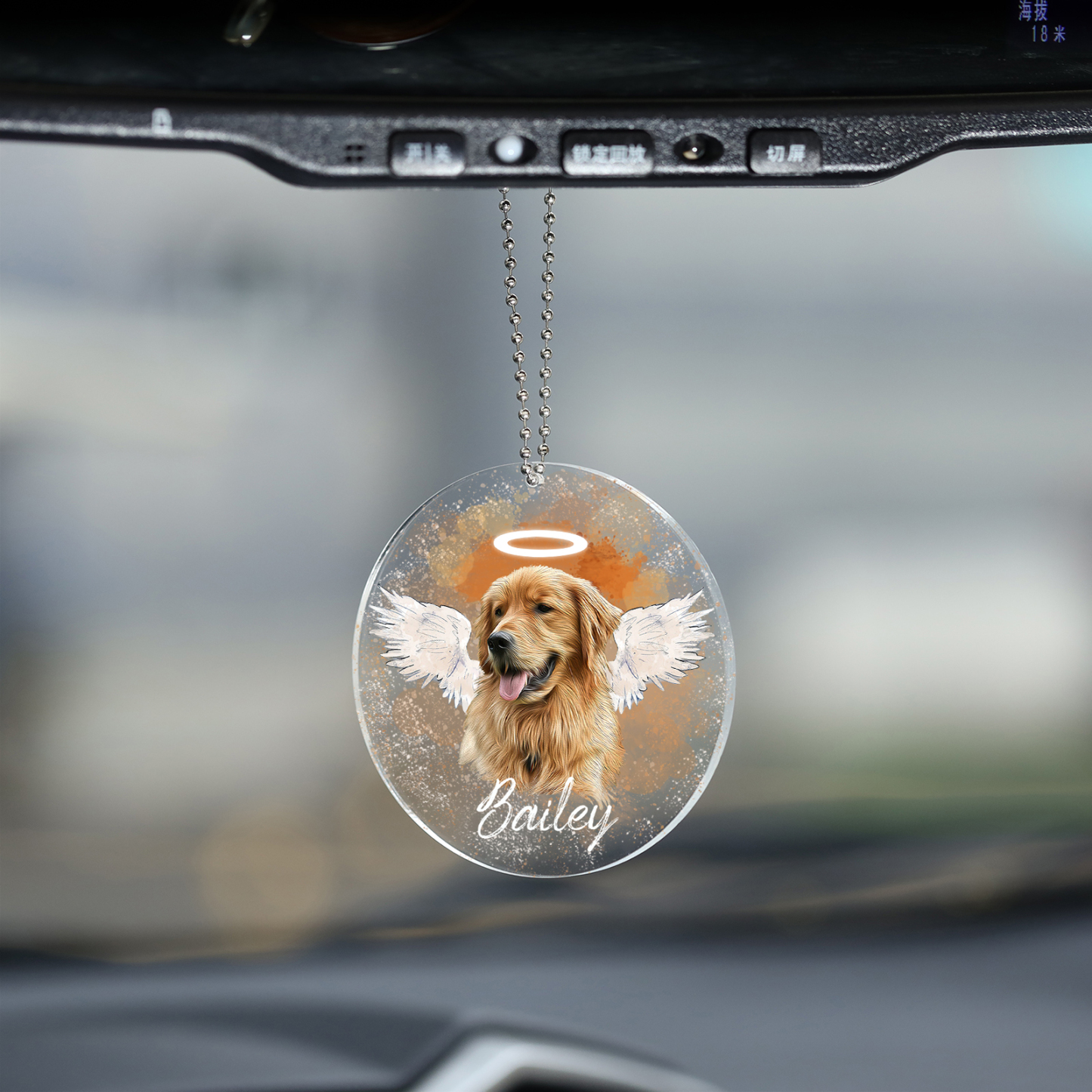 Personalized Memorial Ornament with Pet's Photo – Gift for Pet Lovers – "Forever in My Heart" | Jessmade